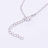 Alloy Rhinestone Pendants Necklaces NJEW-WH0007-02A-3