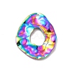 Ion Plating(IP) 304 Stainless Steel Pendants STAS-B032-18MC-2