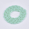 Opaque Solid Color Glass Beads Strands X-GLAA-T009-001H-2