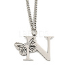 201 Stainless Steel Necklaces NJEW-Q336-01N-P-5
