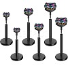 316L Surgical Stainless Steel Pave Colorful Cubic Zirconia Flat Round Internally Threaded Labrets FS-WG7B90D-08-1