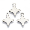 Non-Tarnish 201 Stainless Steel Pendants STAS-R116-044-1