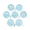 Transparent Crackle Acrylic Beads MACR-S373-66-N07-2