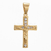 304 Stainless Steel Pendants STAS-L196-08G-1