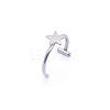 Anti-Tarnish 304 Stainless Steel 20 Gauge Fake Lip Rings Piercing Jewelry WGC994D-12-1