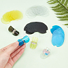 40Pcs 4 Colors Plastic Jewelry Ring Display Planks KY-PH0001-47-4