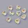 Faceted Glass Charms X-RGLA-L026-B05-1