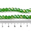 Baking Electroplate Glass Beads Strands DGLA-A039-J8mm-B11-4