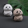 Panda with Crossbody Bag Figurine Scented Candle Silicone Molds PW-WG88362-01-4