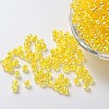 Eco-Friendly Transparent Acrylic Beads PL732-6-1