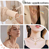 10Pcs 5 Styles Brass Micro Pave Cubic Zirconia Pendants KK-BBC0019-87-6