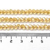 Electroplate Glass Bead Strands EGLA-R015-4mm-30-3