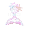 Mermaid Fishtail Sequins Plastic Alligator Hair Clips PW-WG2684B-07-1