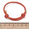 Adjustable Nylon Round Milan Cord Slider Bracelet Making FB-H001-01G-05-3