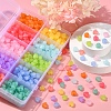 600Pcs 10 Colors Imitation Jelly Acrylic Beads MACR-YW0001-82-5