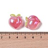 Glitter Plated Resin Cabochons RESI-H163-11D-3