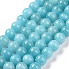 Natural Mashan Jade Round Beads Strands X-G-D263-8mm-XS28-2