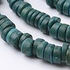 Dyed Natural Coconut Disc Bead Strands COCB-O003-07J-1