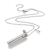 304 Stainless Steel Openable Perfume Bottle Pendant Necklaces NJEW-M184-09P-2