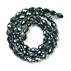 Transparent Electroplate Glass Beads Strands EGLA-N013-T4mm-B15-2