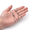 Tarnish Resistant Adjustable 304 Stainless Steel Slider Bracelets Making LS-STAS-T050-030P-5
