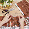 PU Imitation Leather Tassel Ribbon DIY-GF0013-45A-3