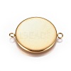Ion Plating(IP) 304 Stainless Steel Cabochon Connector Settings STAS-G127-14-25mm-G-2