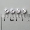 ABS Plastic Imitation Pearl Ball Beads X-MACR-A004-8mm-01-4