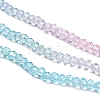 Transparent Painted Glass Beads Strands DGLA-A034-T1mm-A22-4