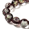 Handmade Dichroic Foil Glass Beads Strands DICH-U001-10D-3