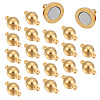 Brass Magnetic Clasps with Loops KK-YW0001-17B-C-1