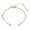 Brass Ball Chain Bracelet Making AJEW-JB00936-1