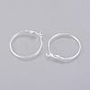 Brass Hoop Earrings EC108-1NFS-2