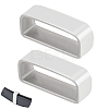 Stainless Steel Loop Keepers STAS-WH0031-42-1