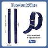 3Pcs Nylon Watch Bands AJEW-OC0015-63D-2