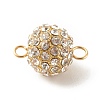 Alloy Crystal Rhinestone Connector Charms PALLOY-JF01359-2