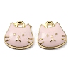 Golden Plated Alloy Charms ENAM-L042-01G-02-2