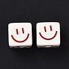 Opaque Printed Acrylic Beads LS-MACR-C007-01L-3