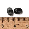 Natural Snowflake Obsidian Cabochons G-F605E-16B-3