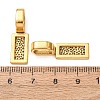 Tibetan Style Alloy Glue-on Flat Pad Bails LS-TIBE-4710-AG-RS-3