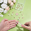 20Pcs Brass Stud Earring Findings KK-UN0006-23-4