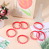 Word Star Student Silicone Cord Bracelet Wristband LS-BJEW-WH0018-49A-4