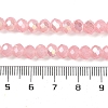 Baking Electroplate Glass Beads Strands DGLA-A039-J10mm-B08-2