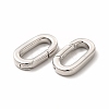 Rack Plating Brass Spring Gate Rings KK-H436-13A-P-2