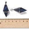 Natural Lapis Lazuli Pointed Pendants G-F763-04P-07-3