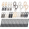 Globleland 28Pcs 13 Styles Zinc Alloy Zipper Slider FIND-GL0001-39-1