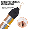 Stripe Pattern Polyester Adjustable Webbing Bag Straps FIND-WH0126-315B-3