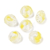 Two Tone Glass European Beads GDA009-2-1