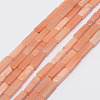 Natural Pink Aventurine Beads Strands X-G-E342-10-3