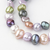 Natural Cultured Freshwater Pearl Beads Strands X-PEAR-Q007-06-3